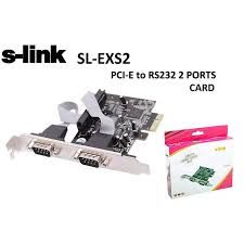 S-LINK SL-EX2S PCI EXP, 2 PORT RS232 KART